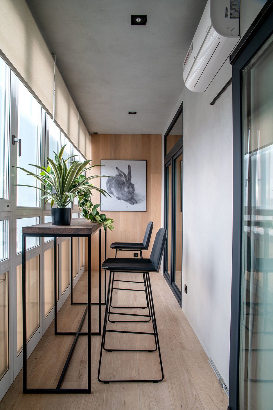 Фотография: Балкон в стиле Современный, Квартира, Проект недели, Москва, 3 комнаты, Более 90 метров, Наталья Широкова – фото на INMYROOM