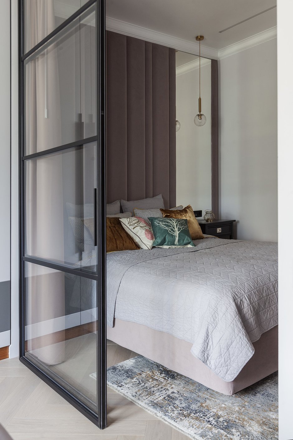 Фотография: Спальня в стиле Современный, Квартира, Проект недели, Москва, 2 комнаты, 40-60 метров, Your Space – фото на INMYROOM