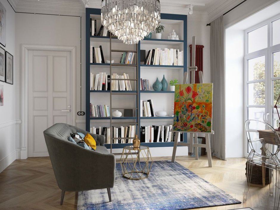 Фотография:  в стиле , Лофт, Современный, Эклектика, Квартира, Проект недели, Тверской район, Айя Лисова, Кирпичный дом, 4 и больше, Более 90 метров, энциклопедия_декор – фото на INMYROOM