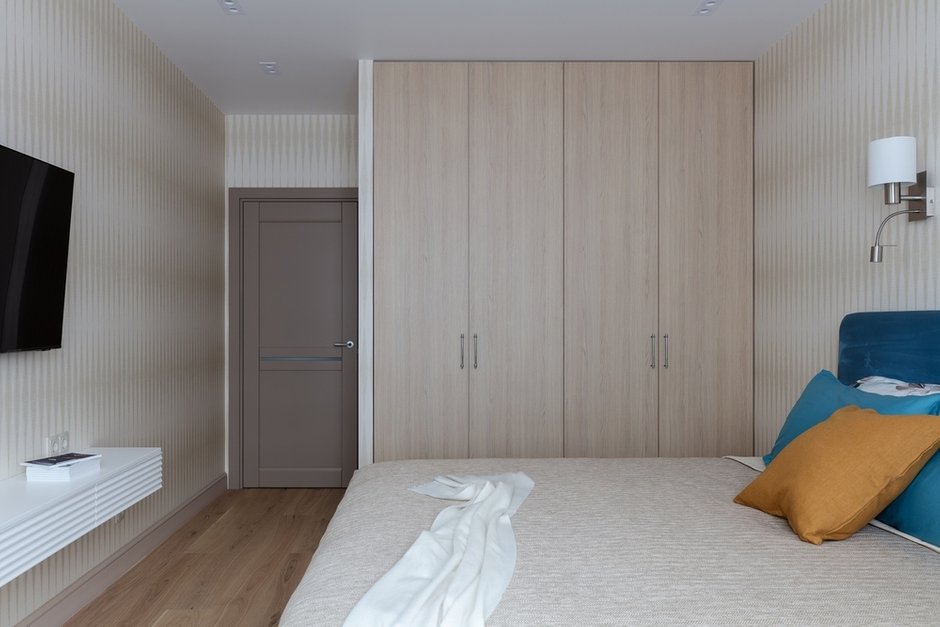 Фото: Спальня в стиле модерн, Квартира, Проект недели, Санкт-Петербург, 3 комнаты, 60-90 метров, Олеся Парамонова – фото на INMYROOM