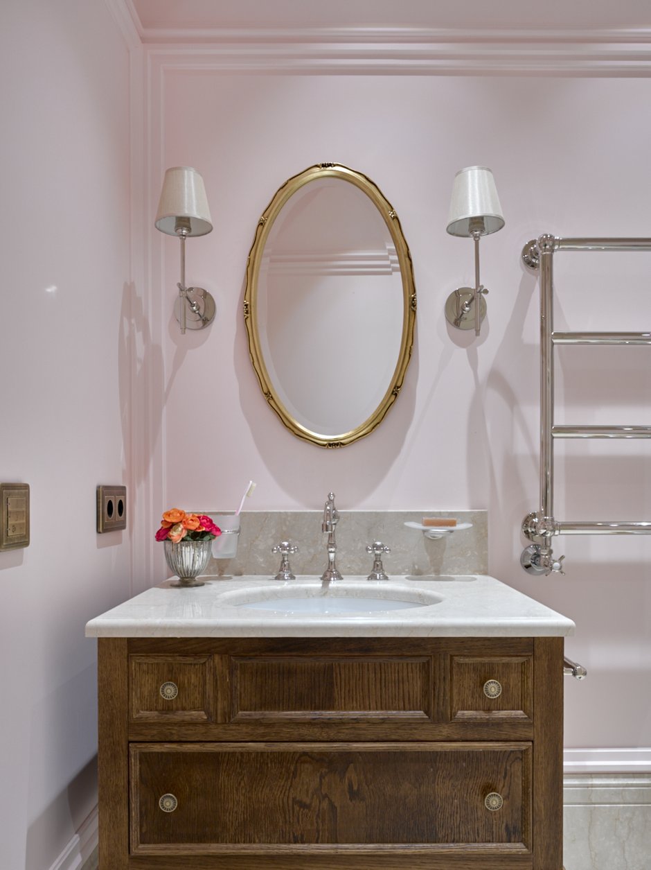 Фотография: Ванная в стиле Классический, Современный, Квартира, Проект недели, Москва, Сергей Ананьев, 3 комнаты, 60-90 метров, KuzovlevaHome – фото на INMYROOM