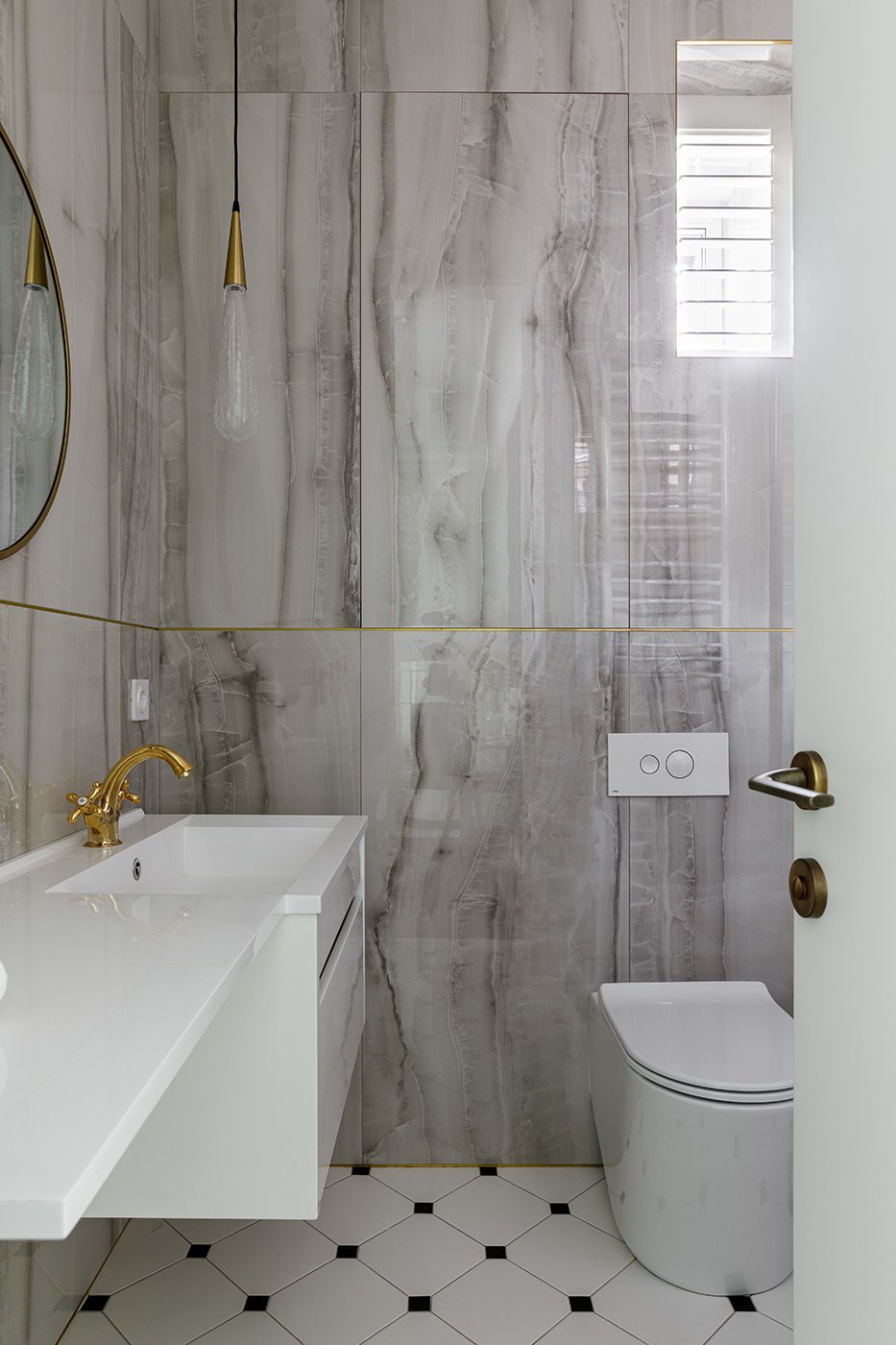 Фотография: Ванная в стиле Современный, Скандинавский, Квартира, Проект недели, Санкт-Петербург, Кирпичный дом, 3 комнаты, 40-60 метров, Дмитрий Дубровский – фото на INMYROOM
