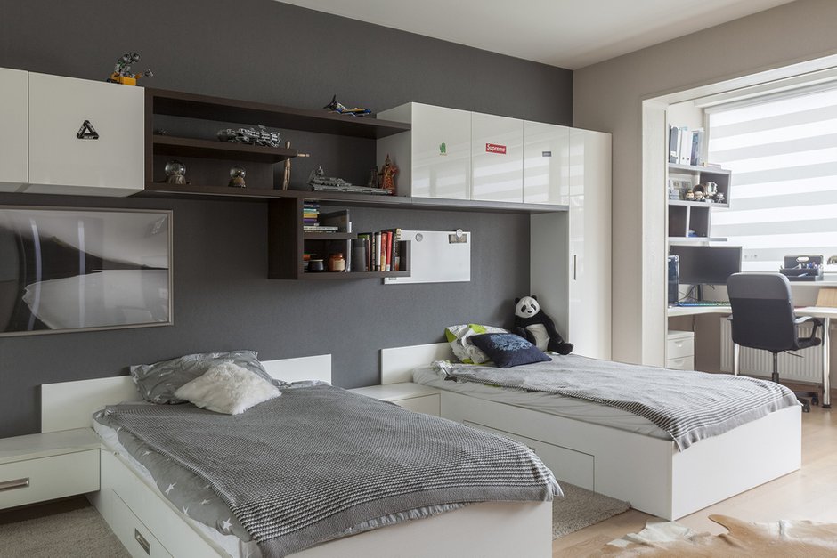 Фотография: Детская в стиле Современный, Проект недели, Москва, Юрий Гришко, Герой InMyRoom, Таунхаус, 4 и больше, Более 90 метров – фото на INMYROOM