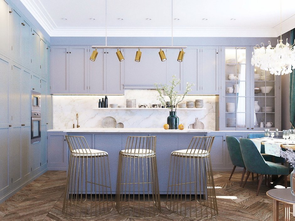 Фотография: Кухня и столовая в стиле Современный, Квартира, Проект недели, Artek Design Studio, Казахстан, 4 и больше, Более 90 метров, Алматы – фото на INMYROOM