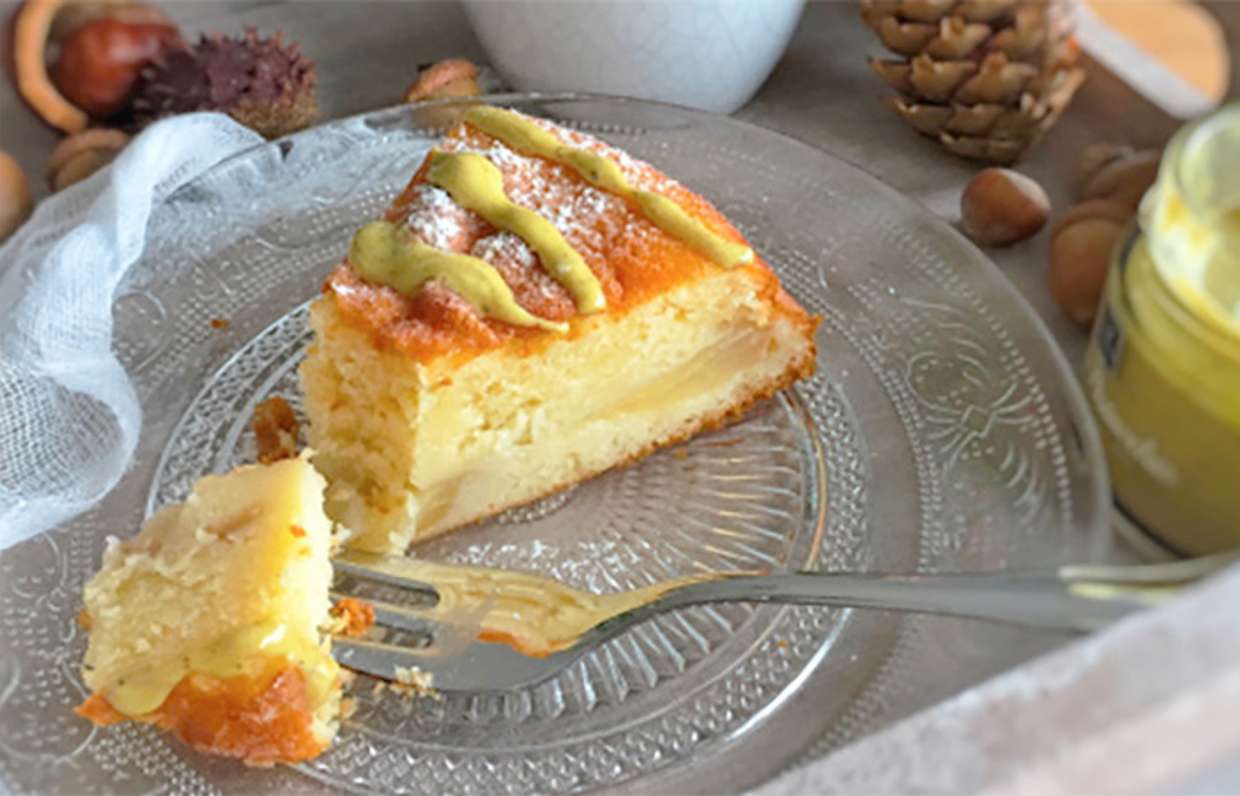 Лимонный пирог с маскарпоне