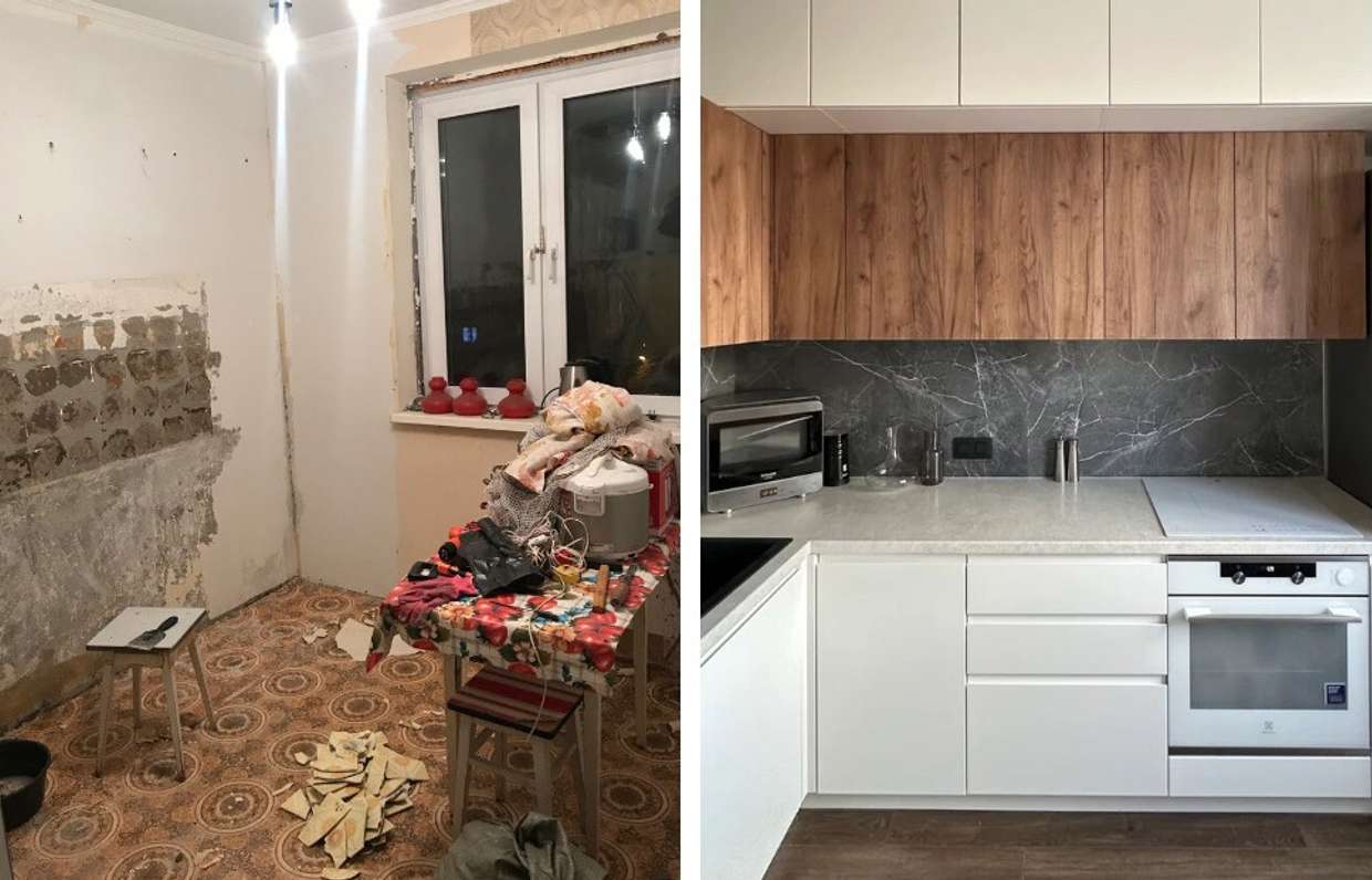 Как уставшую вторичку 52 м² превратили в стильное жилье: фото до и ...