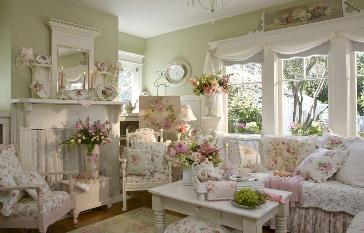 Shabby Chic стиль в интерьере