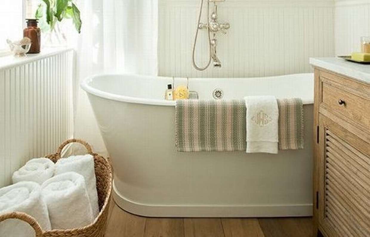 Как сделать маленькую ванну уютной