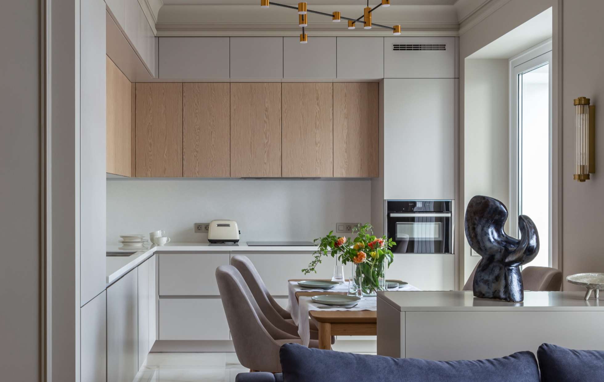 Элегантная квартира 88 м² в стиле современной классики — INMYROOM