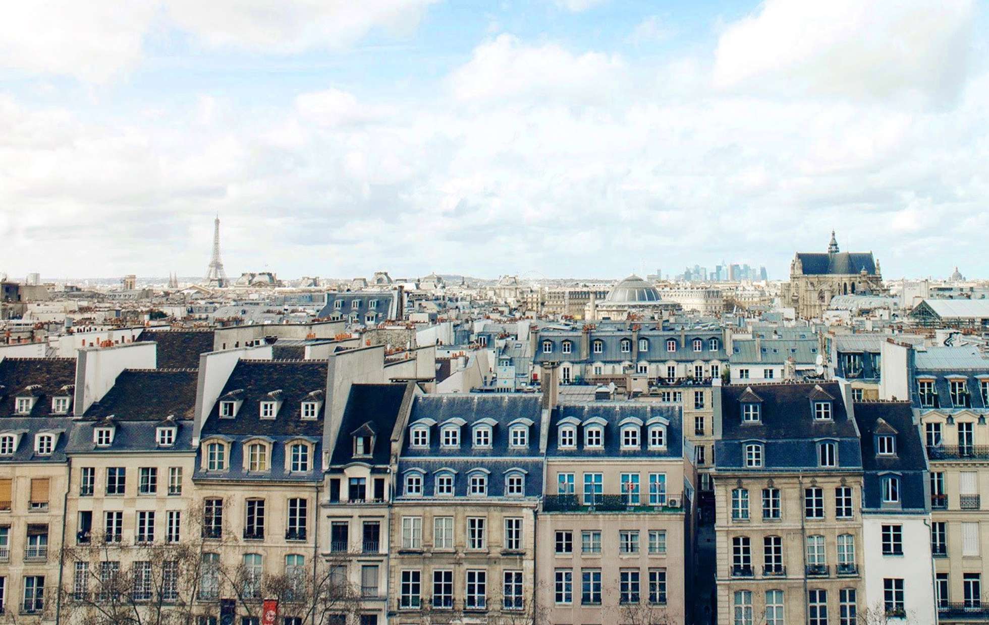 Парижские крыши фото
