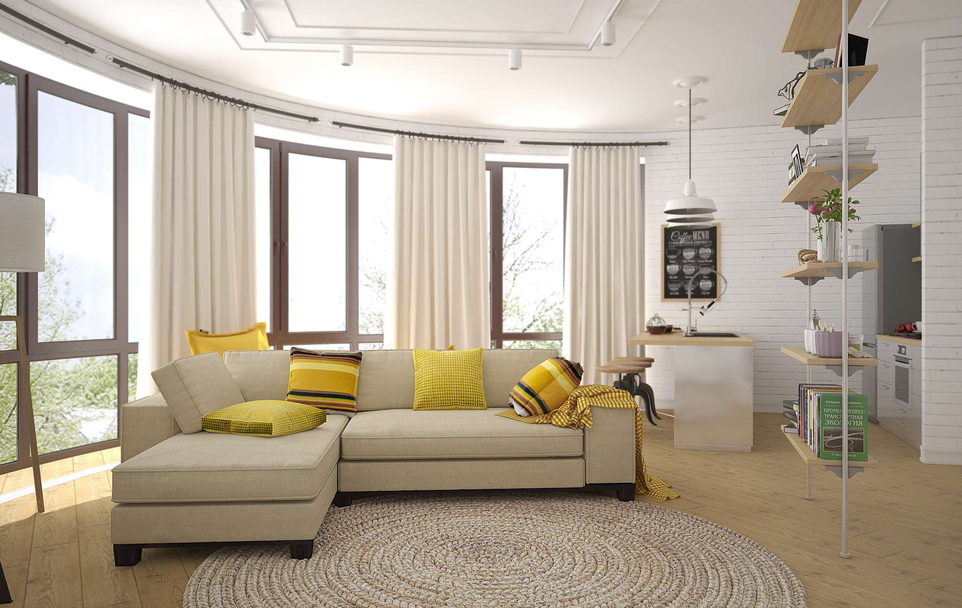 Panorama: Shtory Zhalyuzi Karnizy, curtains, curtain rods, Pavlovskiy Posad, Pri