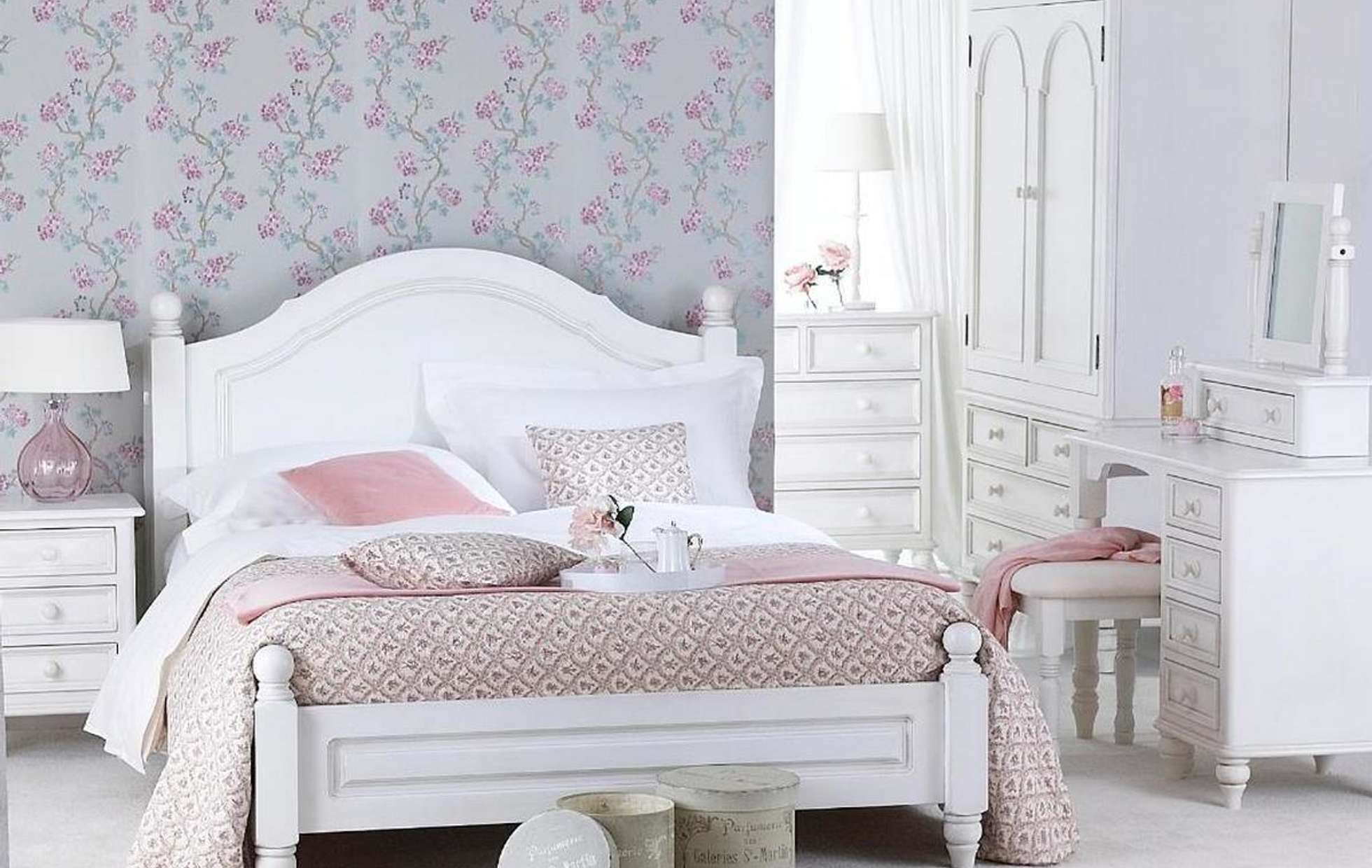 белая мебель в спальню для девочки