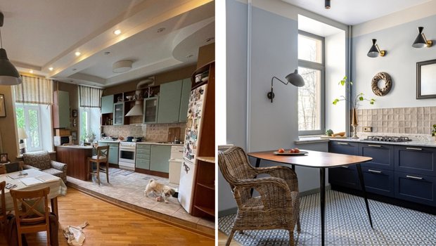 До и после: 5 потрясающих преображений квартир в сталинках