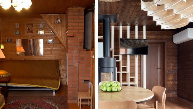 Как дизайнер преобразила скучную гостиную в современное стильное пространство: фото до и после