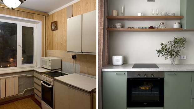 Как «уставшую» однушку в панельке превратили в стильное жилье: фото до и после
