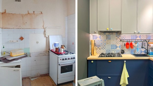 Как унылую хрущевку 56 м² превратили в стильное современное жилье: фото до и после