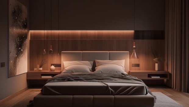Как подключить светодиодную ленту в спальне: создаем уют в комнате