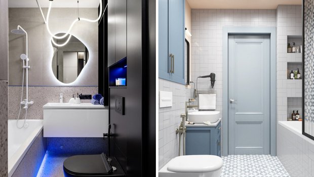 6 красивых идей для оформления маленькой ванной комнаты